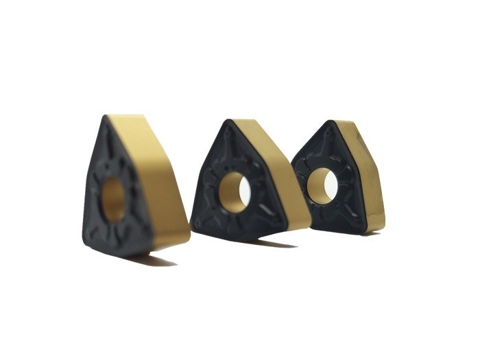 La CVD enduisant le carbure de commande numérique par ordinateur insère la couleur de double de WNMG080412-TM