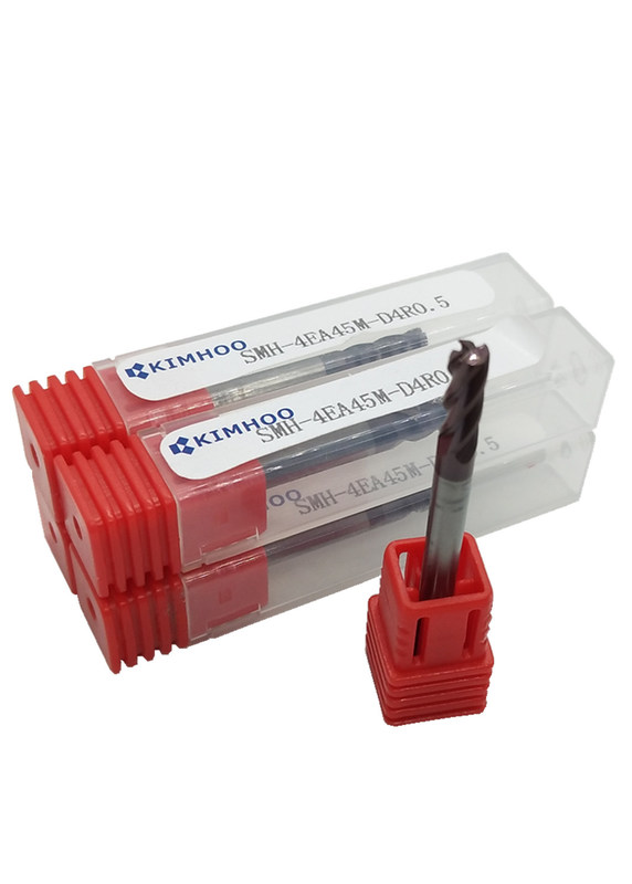 Couleur solide de noir des fraises en bout de carbure de haute performance SMH-4EA45M-D4R0.5