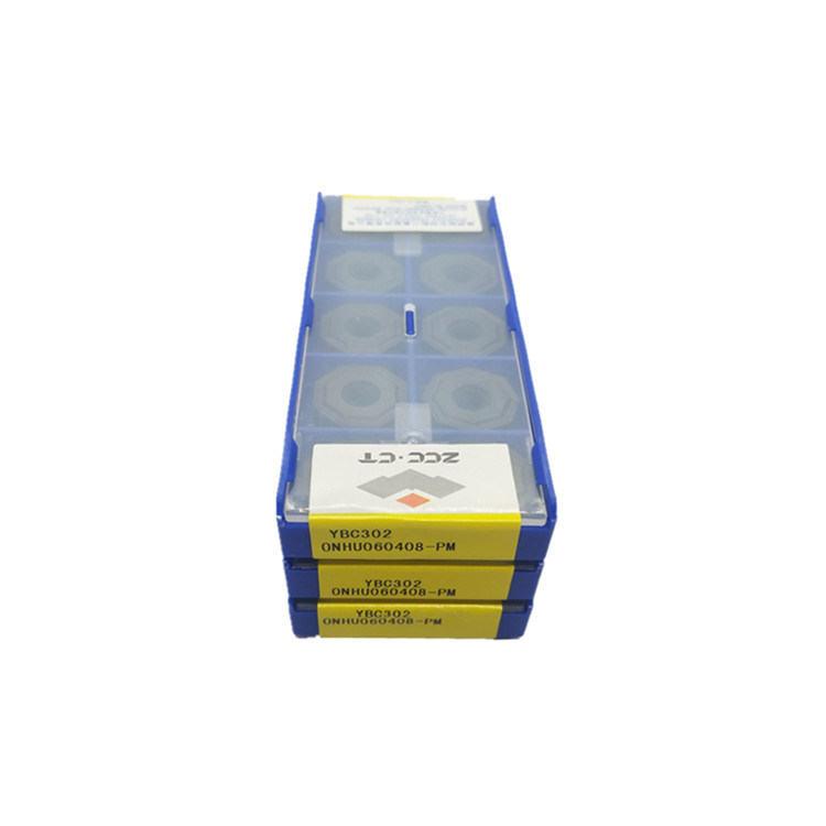 Insertions de fraisage de haut carbure de dureté pour l'acier de moule et l'acier de masse